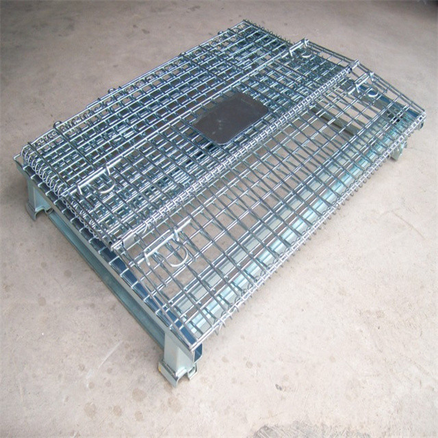 Cages métalliques durables en treillis métallique pour rayonnage