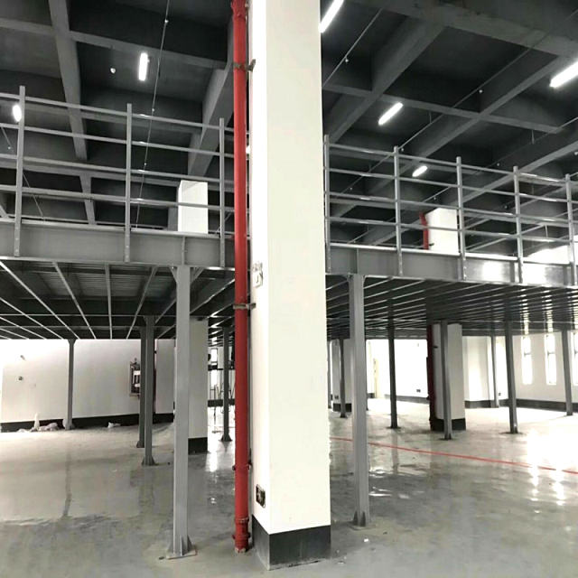 Plate-forme en acier de support à plusieurs niveaux de système de plancher de mezzanine d&#39;entrepôt